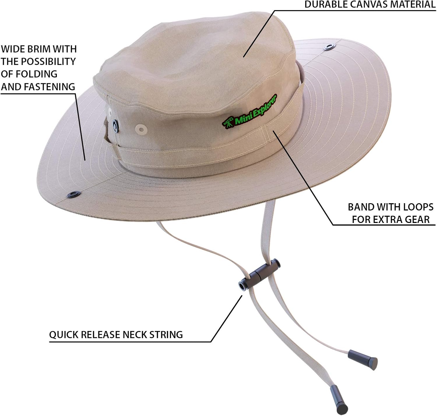 Thumbnail 5 de Mini Explorer MINIEX-003 Kids Explorer Vest and Hat Set with Cargo Pockets