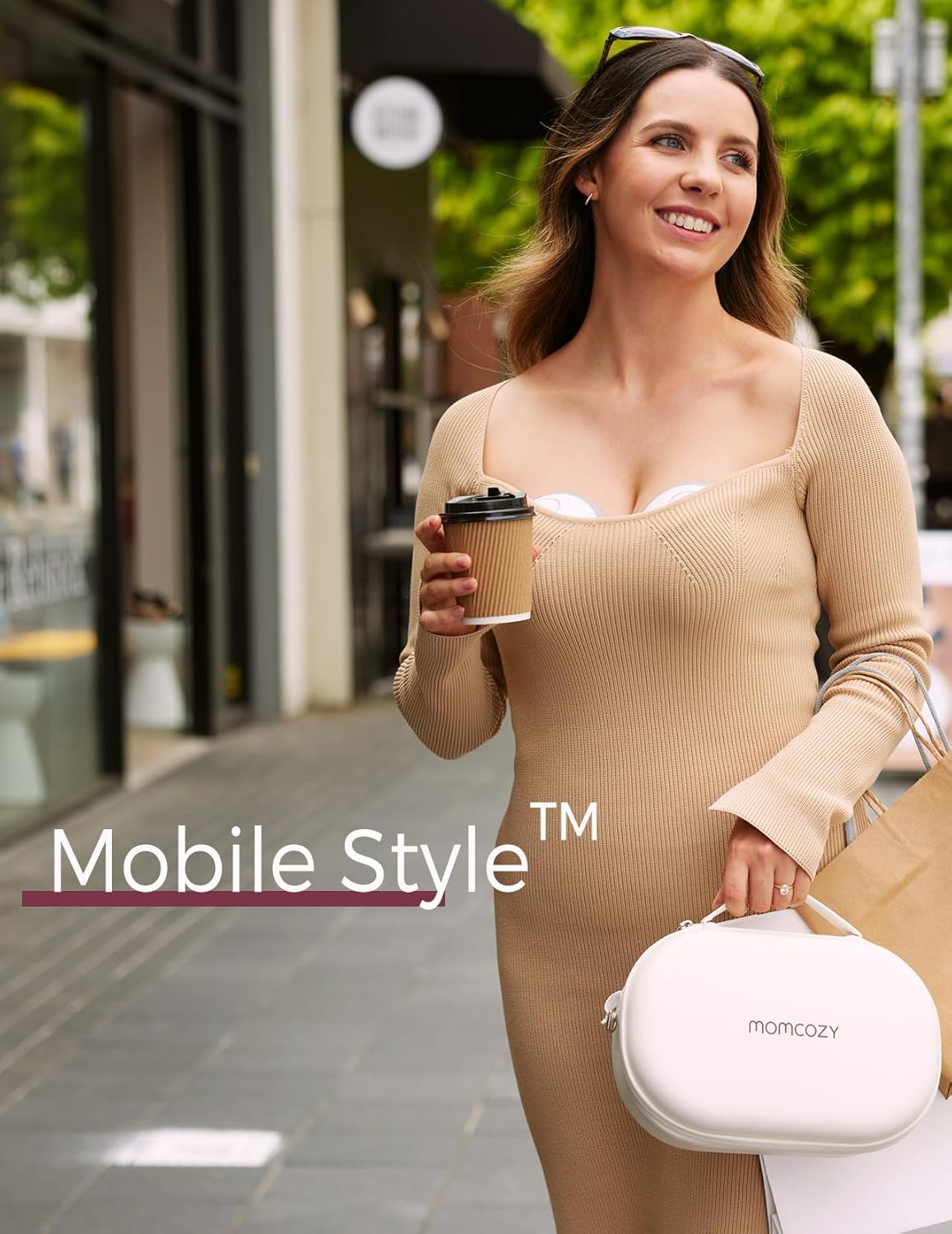 Thumbnail 4 de Momcozy Tiralatte a Mani libere Mobile Style M6 – Comfort, discrezione e supporto per la produzione di latte