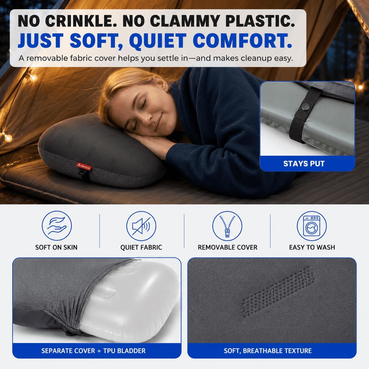 Thumbnail 4 de Hikenture Inflatable Camping Pillow