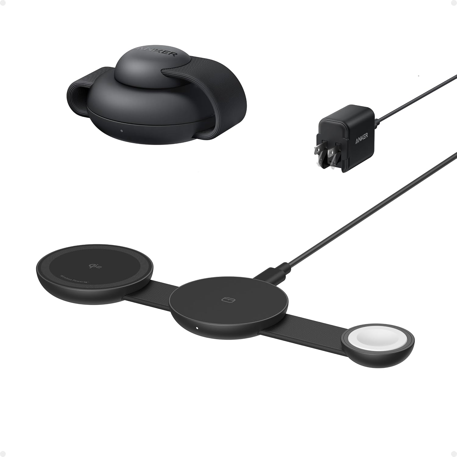 Detalle de Anker MagGo UFO 15W 3-in-1 Charger