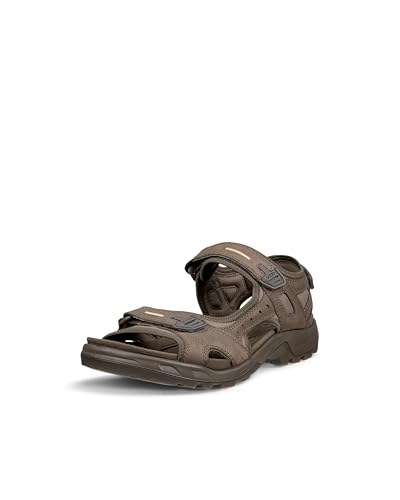 Detalle de ECCO Herren OFFROAD YUCATAN Braun 43 – Robuster Offroad-Schnürschuh mit RECEPTOR-Technologie