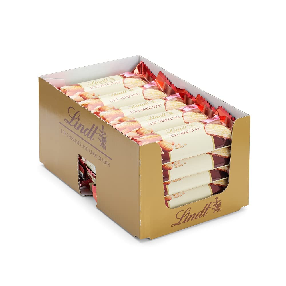 Thumbnail 3 de Lindt Walnuss-Marzipan Riegel im Thekendisplay (25 x 50 g) – weiß & feinherb