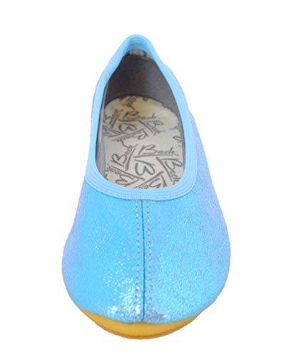 Thumbnail 1 de Beck Mädchen Basic Glitzer Gymnastikschuhe Blau – Größe 30 EU