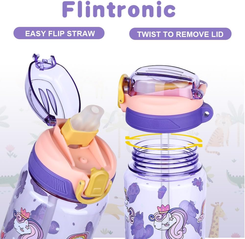 Thumbnail 2 de flintronic 600ml Trinkflasche Kinder 📘