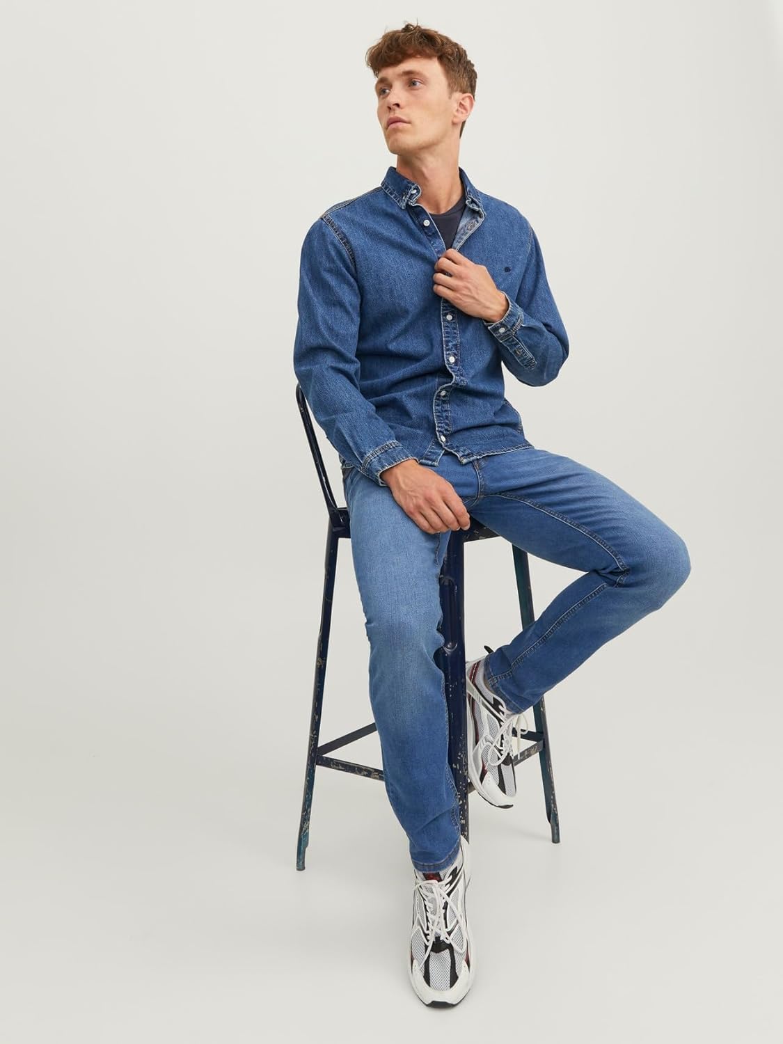 Thumbnail 6 de Jeans slim JACK & JONES con vita bassa e tessuto elastico