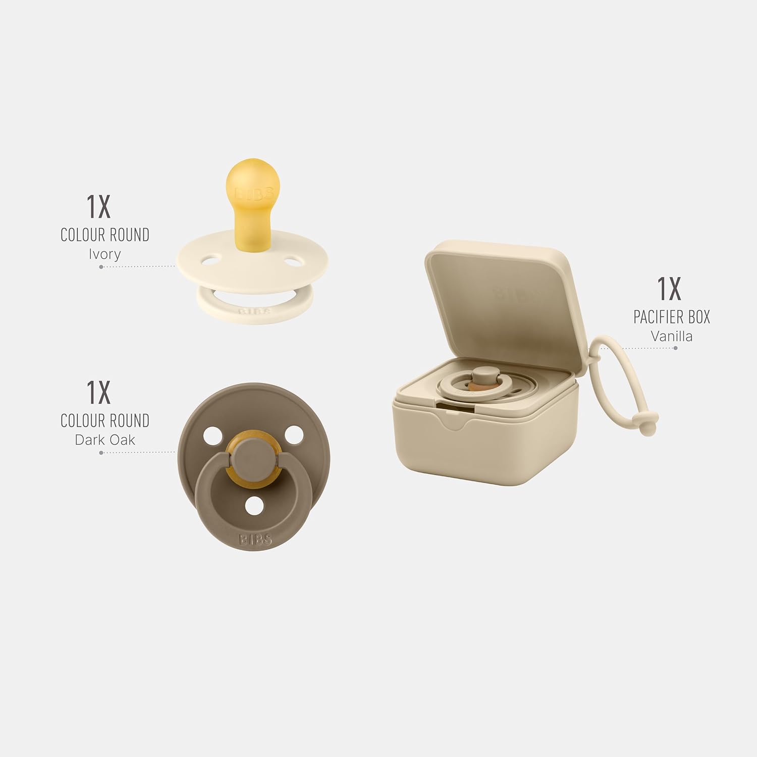 Thumbnail 1 de BIBS Pacifier Box Bundle Size 1 – Pacifiers for 0–6 months