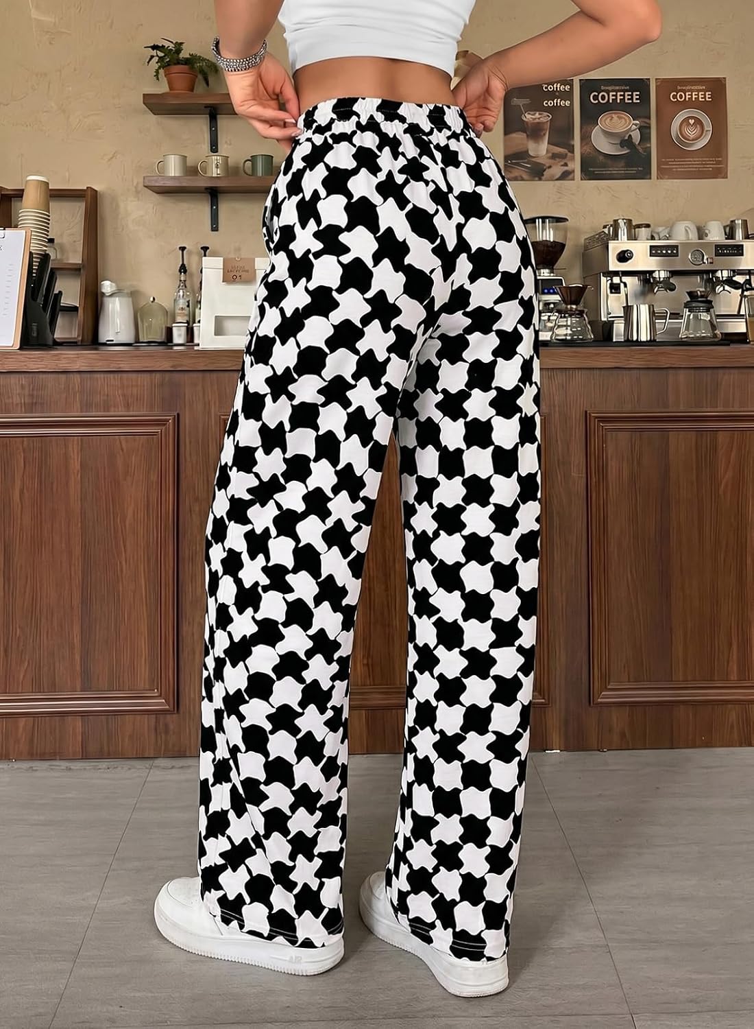 Detalle 2 de Dokotoo Women's Wide-Leg Sweatpants, Polyester Blend