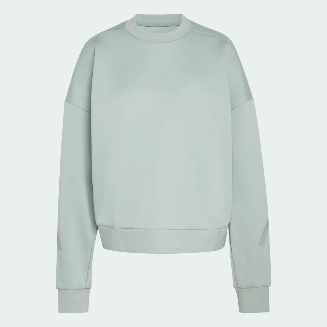 Detalle 2 de SUDADERA ADIDAS Z.N.E. Verde — confort y estilo urbano de Adidas