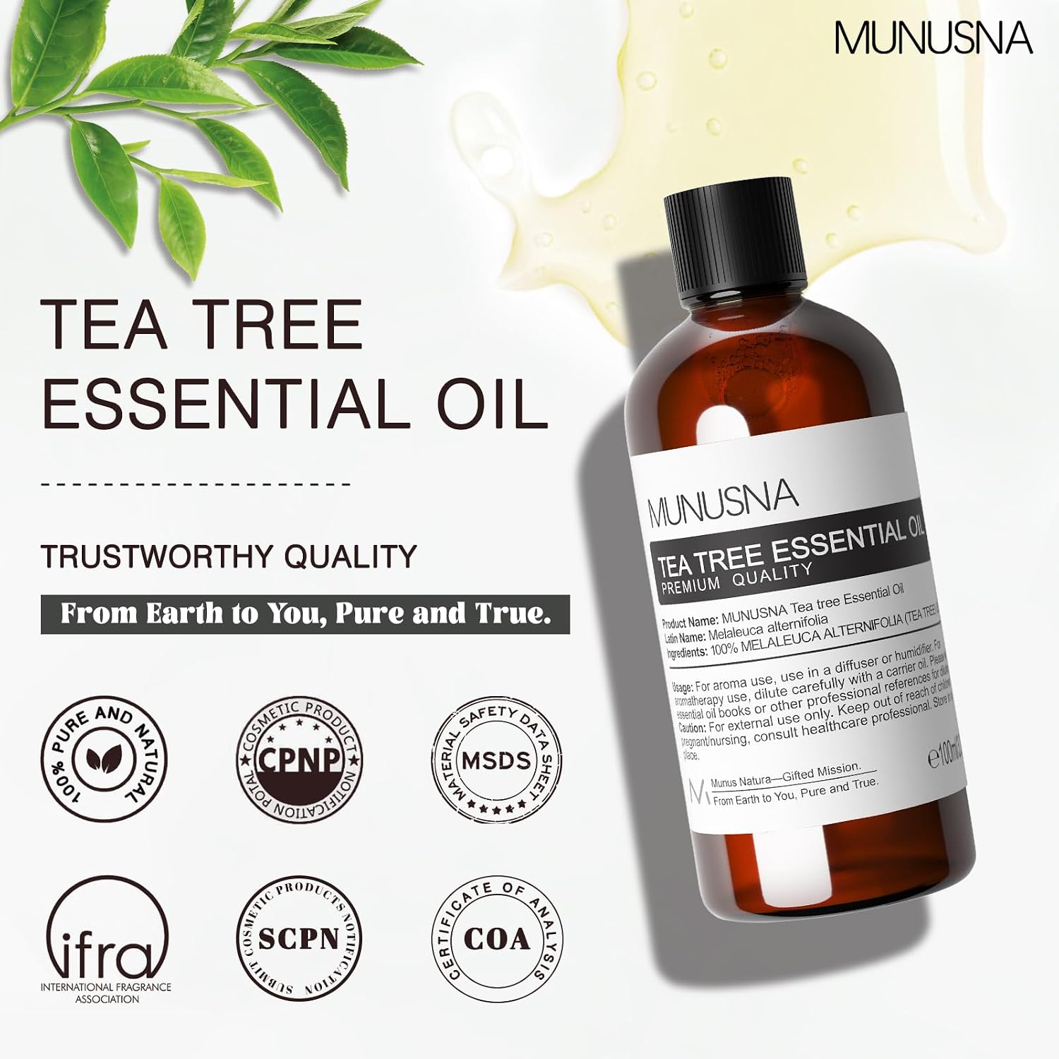 Thumbnail 6 de MUNUSNA Tea Tree 100ML essential oil
