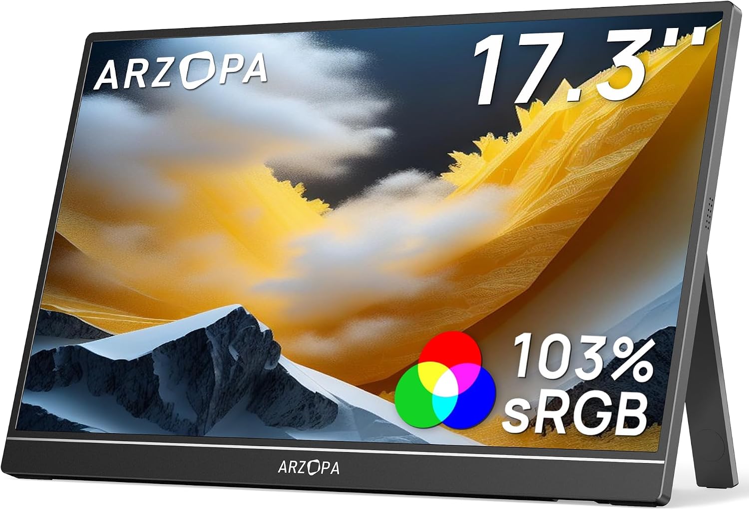 Detalle de ARZOPA 17.3" Portable Monitor đź–Ą