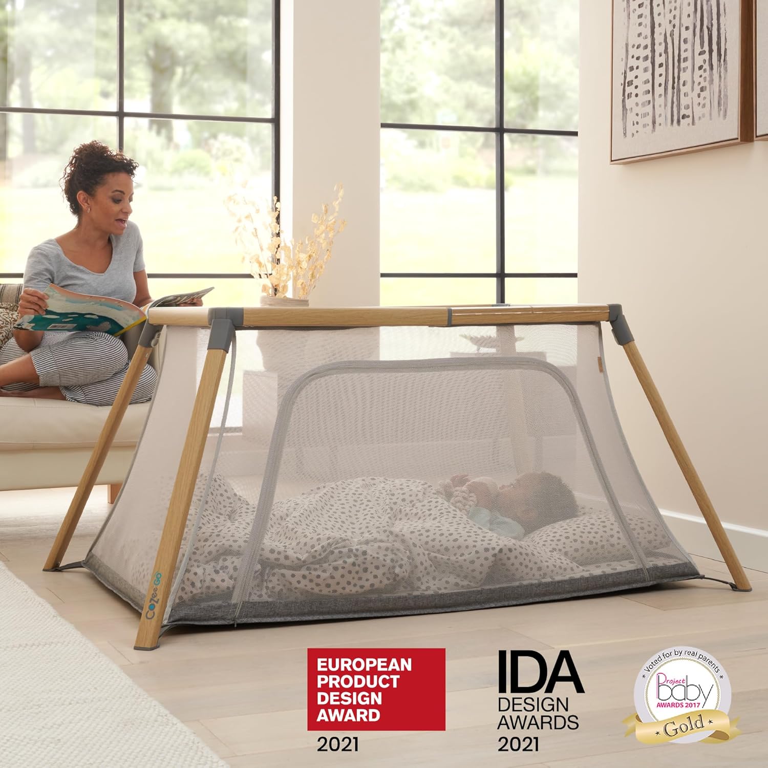 Thumbnail 6 de Tutti Bambini CoZee® Go 3-in-1 Culla, Box Lettino da Viaggio (0-3 anni) con Materasso e protezione impermeabile