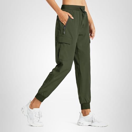 Thumbnail 6 de Libin Pantaloni Trekking Donna Cargo Jogger Estivi 29" Army Green M