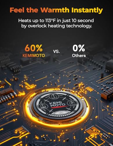 Thumbnail 3 de KEMIMOTO Gilet riscaldato unisex con batteria 10000 mAh 🧥