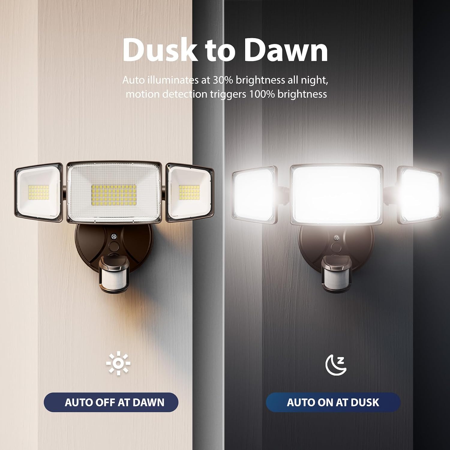 Thumbnail 6 de Onforu outdoor motion sensor flood light 100W