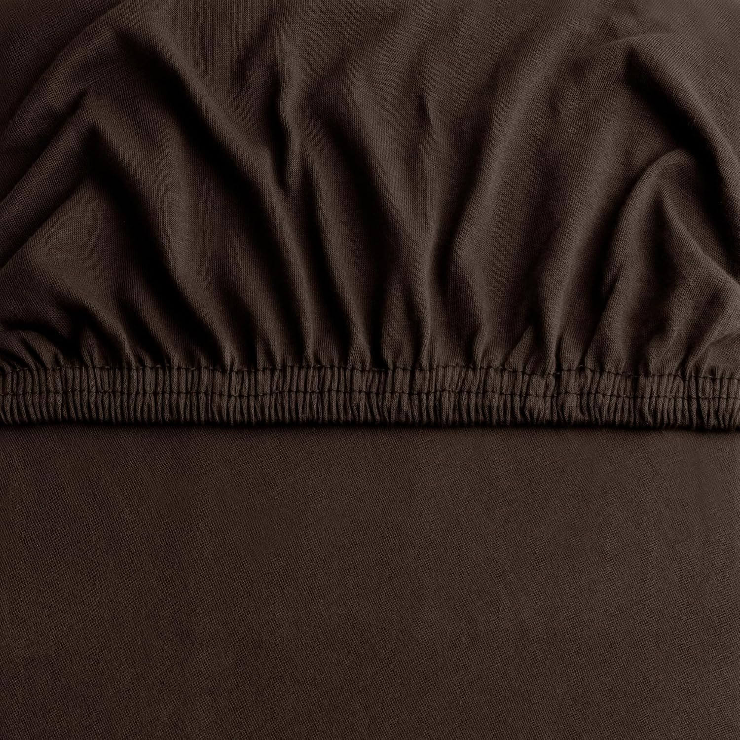 Detalle de DecoKing Spannbettlaken Amber 120x200 cm / 140x200 cm – 100% gekämmte Baumwolle, Jersey, 30 cm Steg
