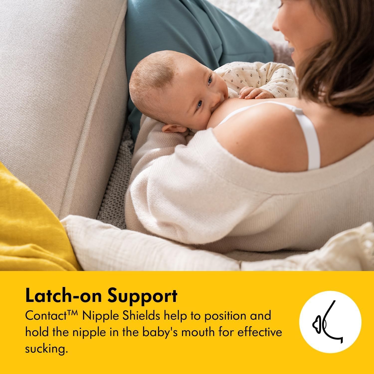 Thumbnail 3 de Medela Silicone Contact Nipple Shields (20 mm) — Ultra-thin, BPA-free with Case
