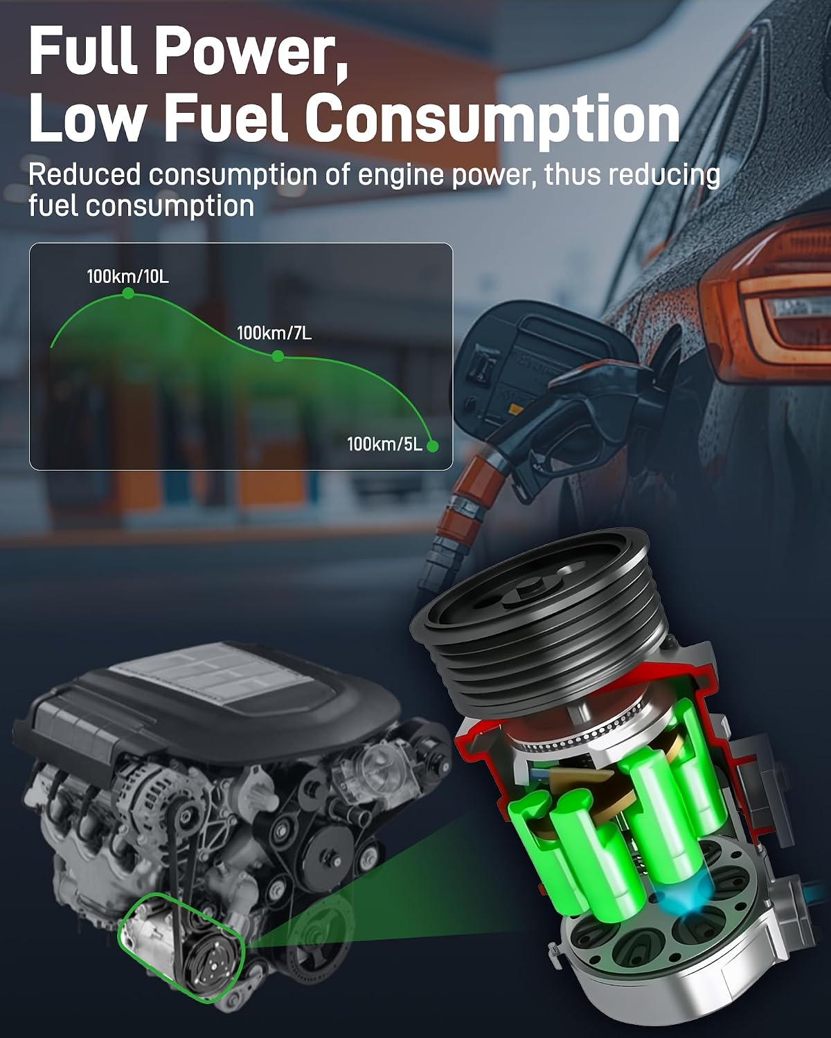 Detalle de AC Compressor VS16