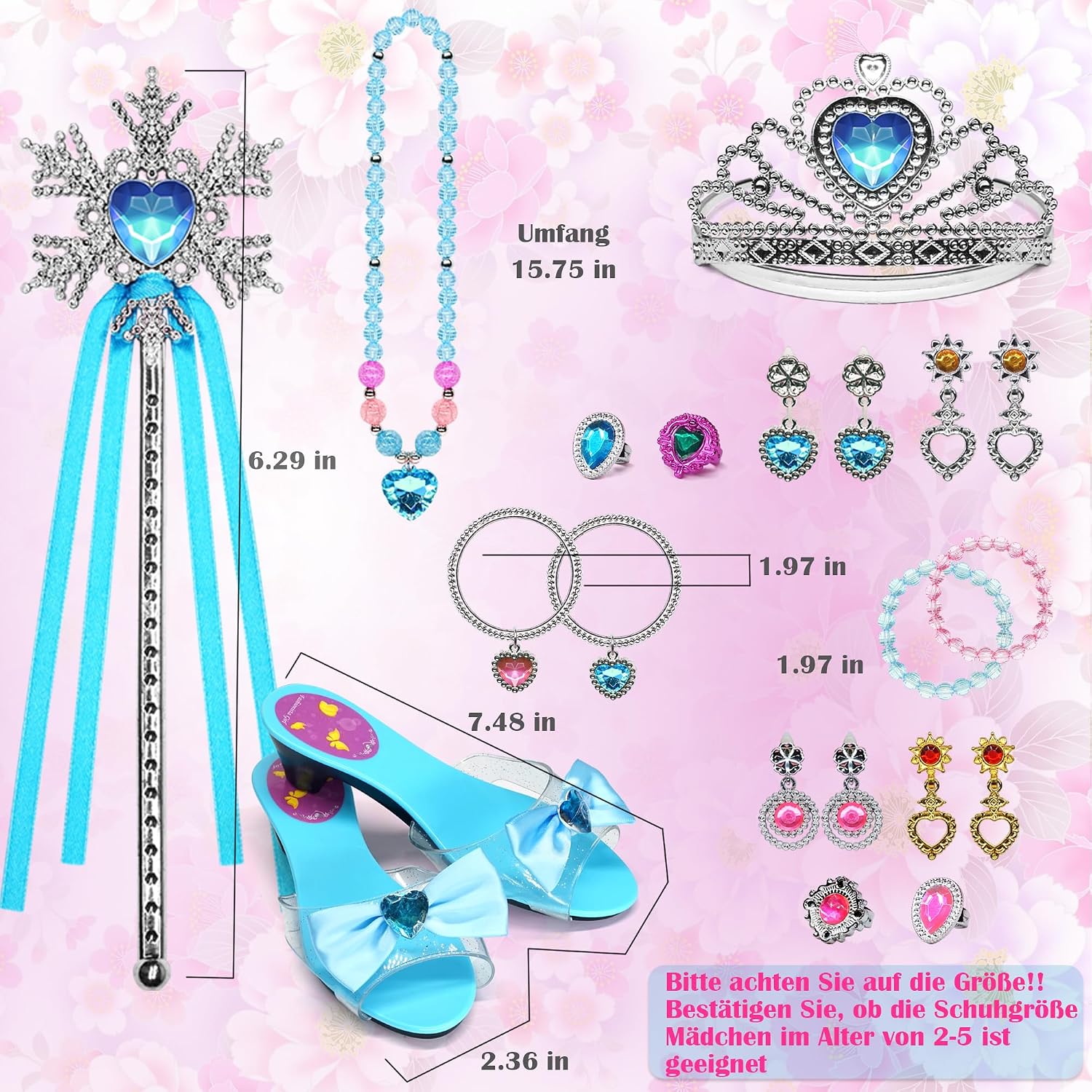 Thumbnail 5 de Princess Dress Up Schuhe Kleinkind Fersen