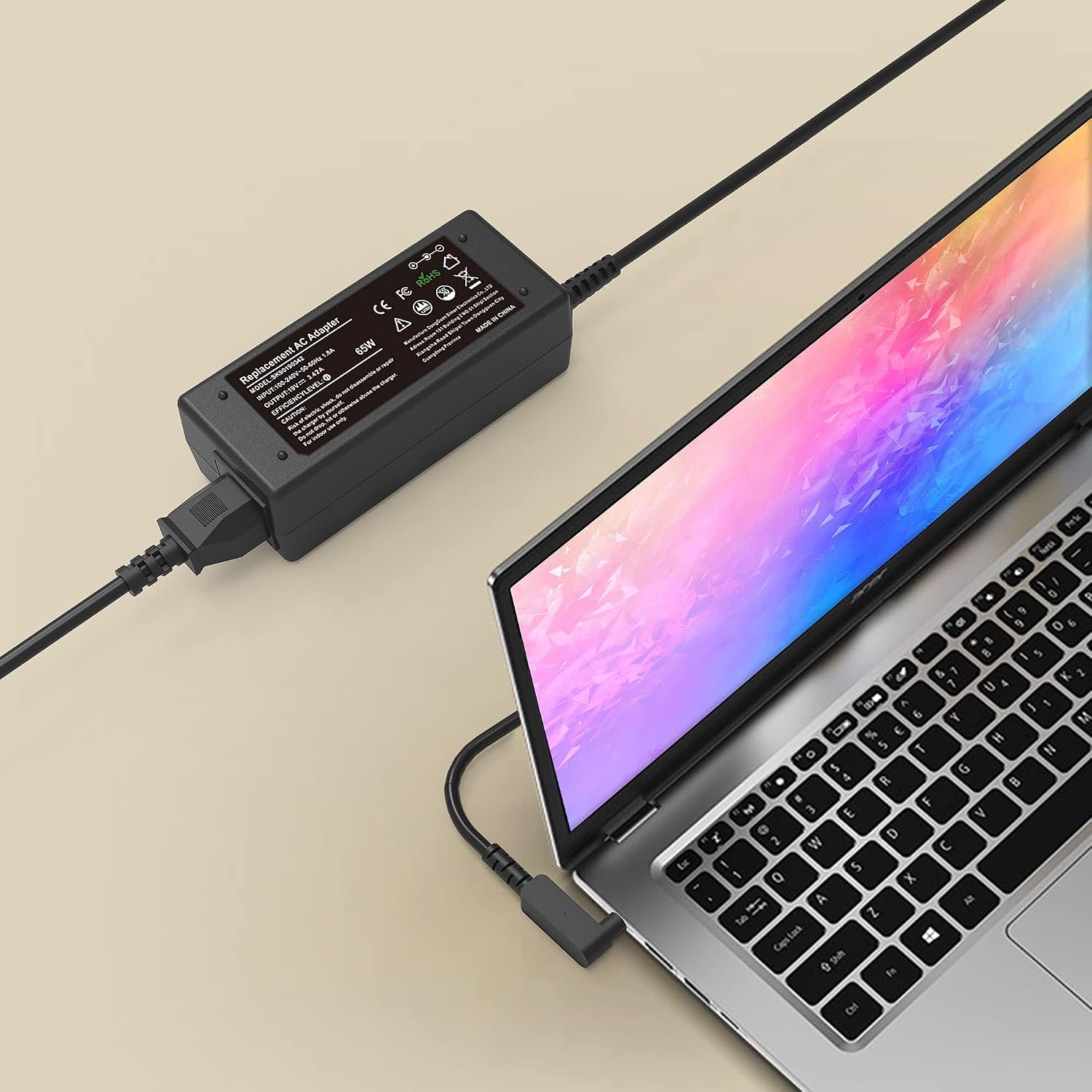 Thumbnail 6 de Acer-Compatible Laptop Charger 65W