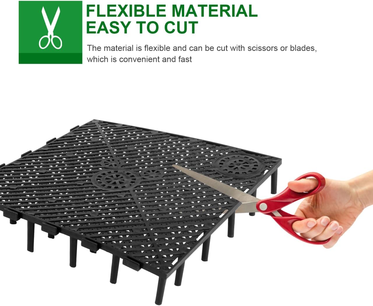 Thumbnail 2 de Hemobllo Aquarium Undergravel Filter Board — 20‑Piece Modular PVC Grid (14.5 x 14.5 cm each) for Enhanced Water Circulation