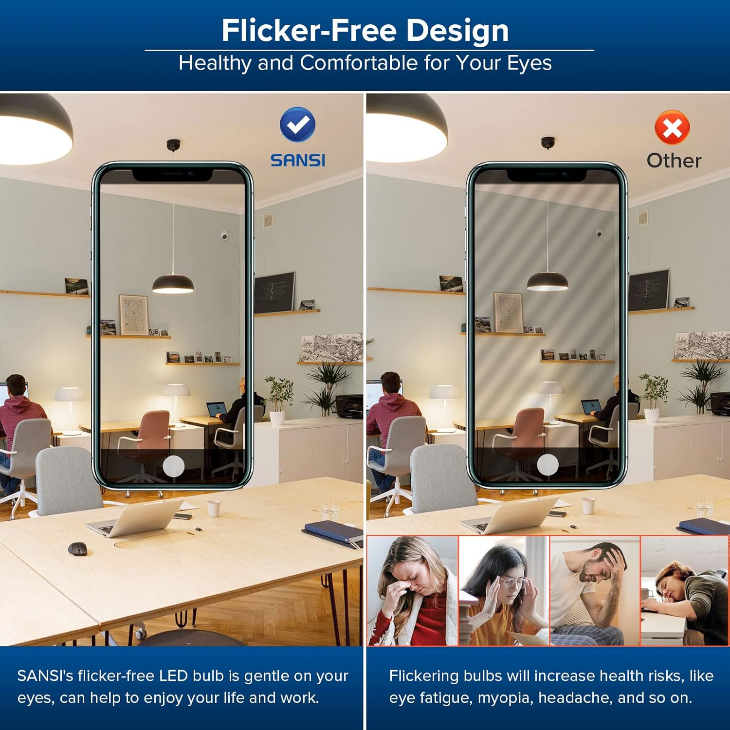 Thumbnail 3 de SANSI Bombilla LED E27 25W Luz Cálida 🌟 Alto Brillo 4000 Lúmenes