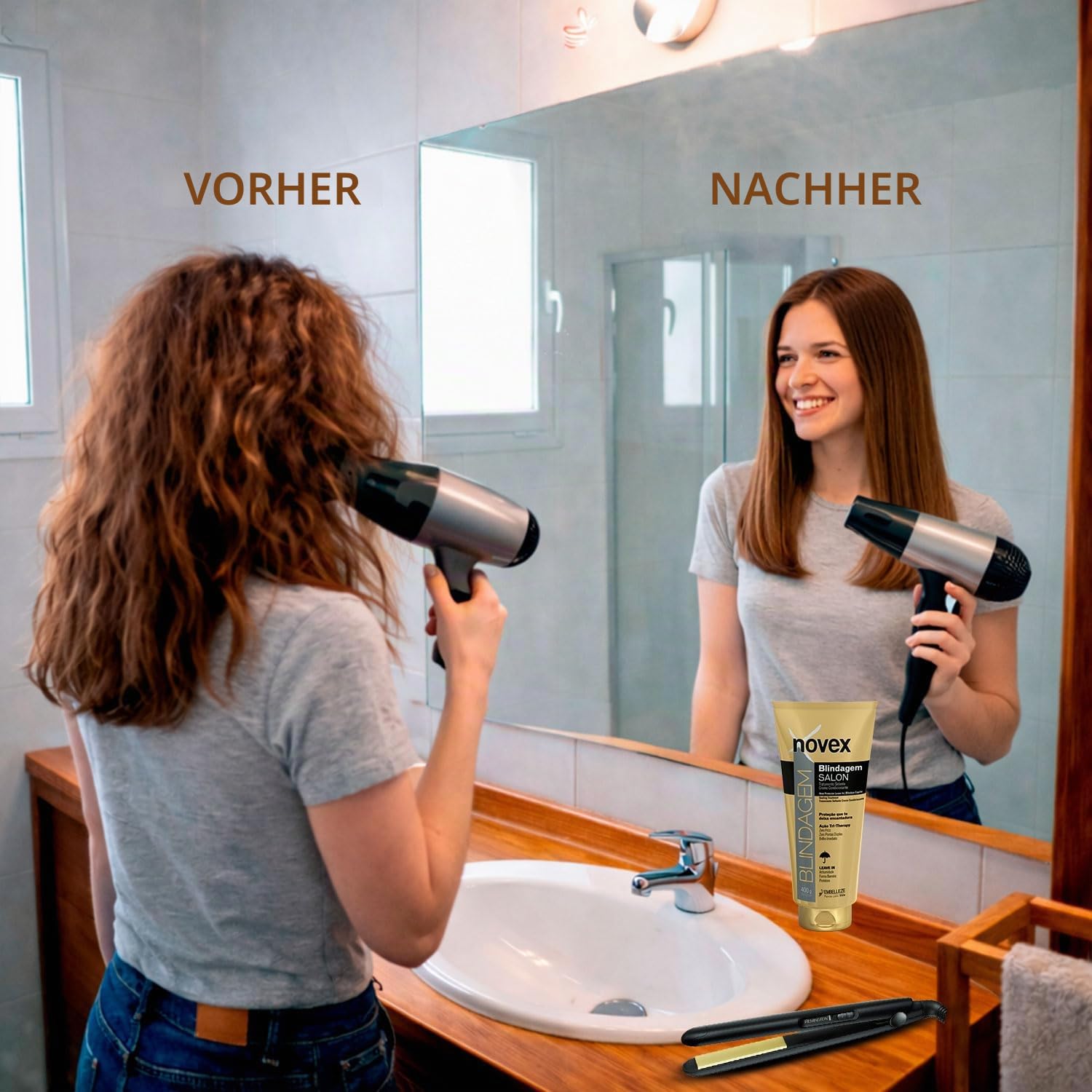 Detalle 2 de Salon Blindage Capilar Leave-In 200 Gr – Feuchtigkeit, Glanz und Schutz im One-Pass