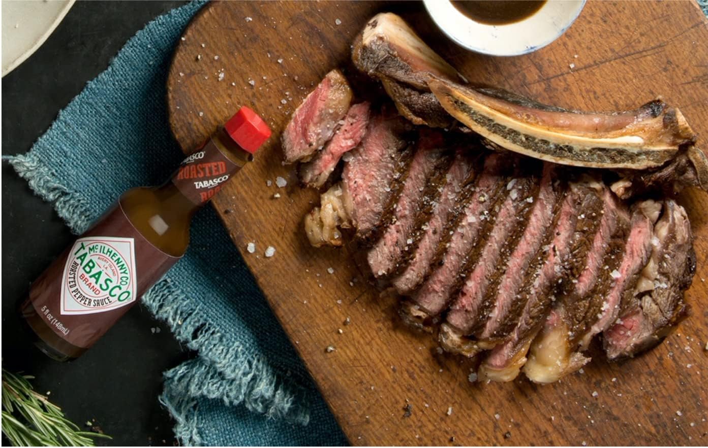 Thumbnail 3 de Tabasco Édition limitée Roasted Pepper Sauce (piments rôtis) – sauce BBQ à l’ail, oignons, basilic et vinaigre balsamique