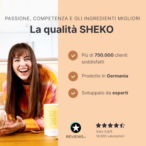 Thumbnail 7 de SHEKO Balance Shake Haselnuss – Mahlzeitenersatz & Abnehmshake, 378 g