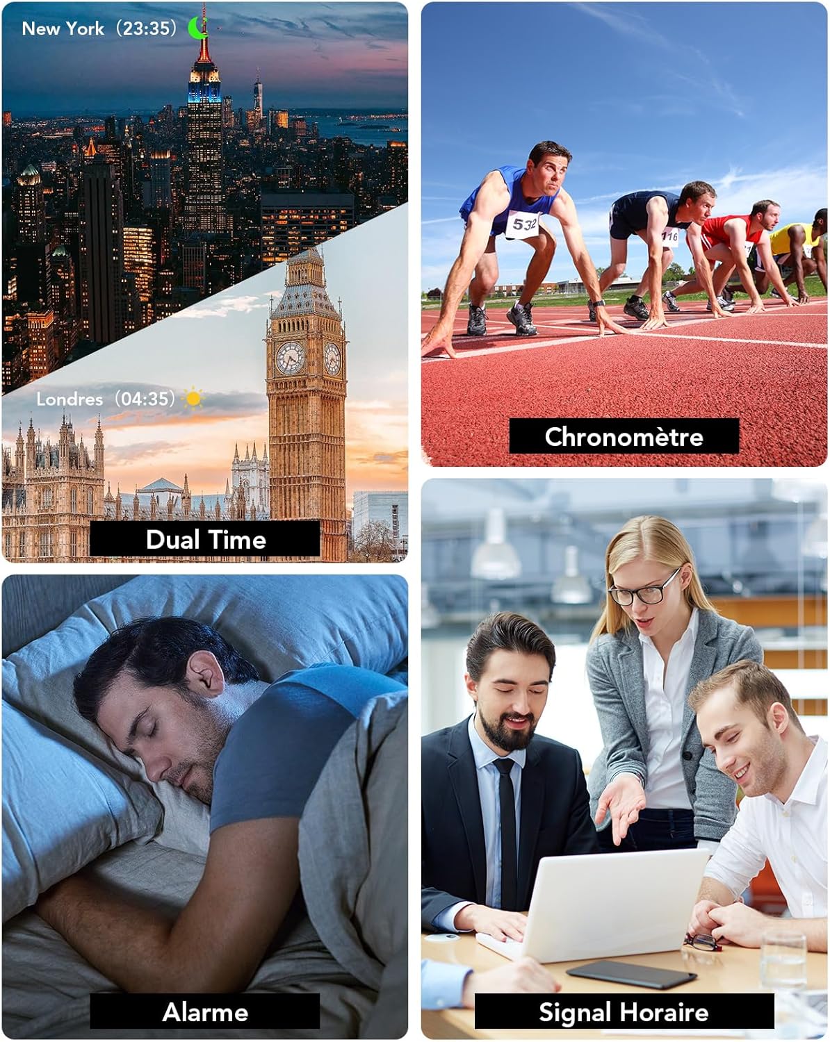 Thumbnail 4 de CIVO Montre sport numérique LED 5 ATM