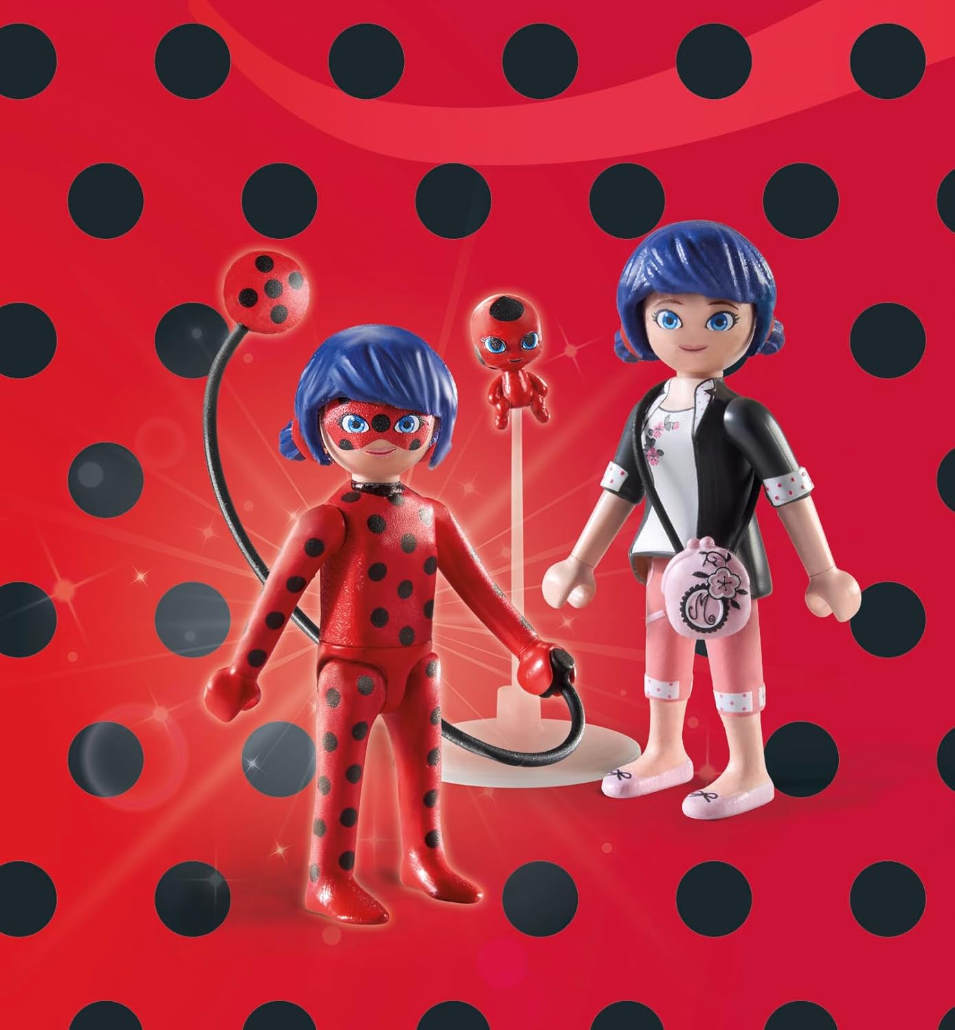 Detalle de PLAYMOBIL Miraculous – Marinette & Ladybug: Heldenhaftes Abenteuer (71336)