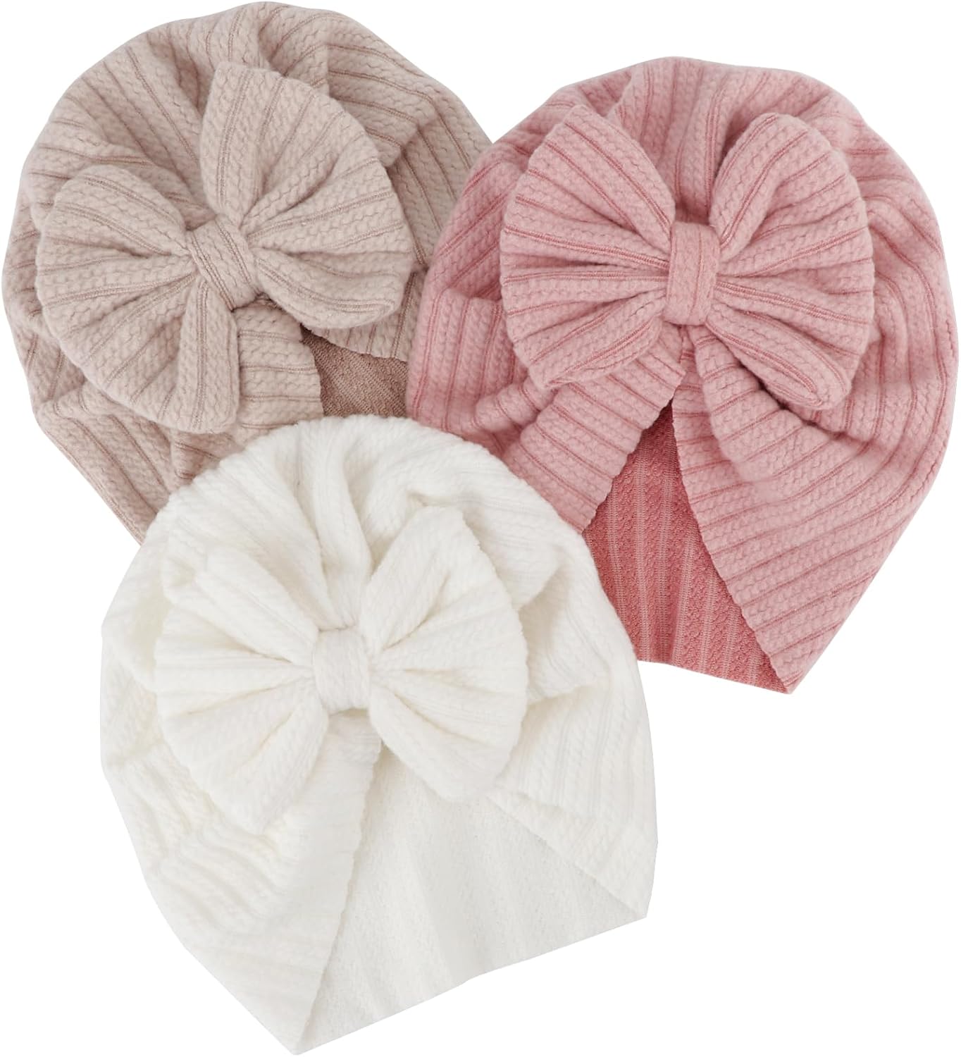Thumbnail 6 de DRESHOW Newborn Baby Hat Soft Stretchy Turban