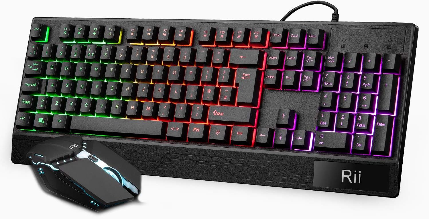Thumbnail 6 de Rii Gaming Keyboard and Mouse Set RGB