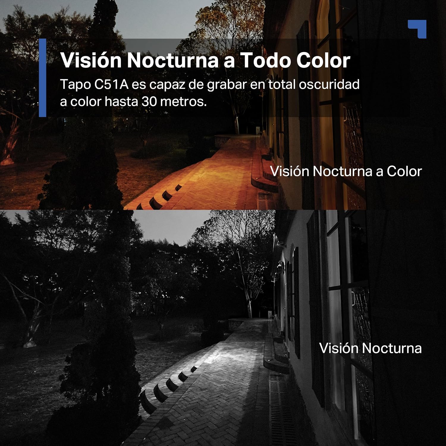Thumbnail 5 de Tapo C51A Cámara vigilancia exterior 3 MP, 360°
