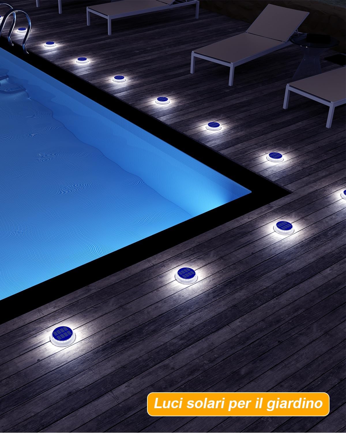 Detalle de YiLaie Luci Solari LED da Giardino 6 pezzi