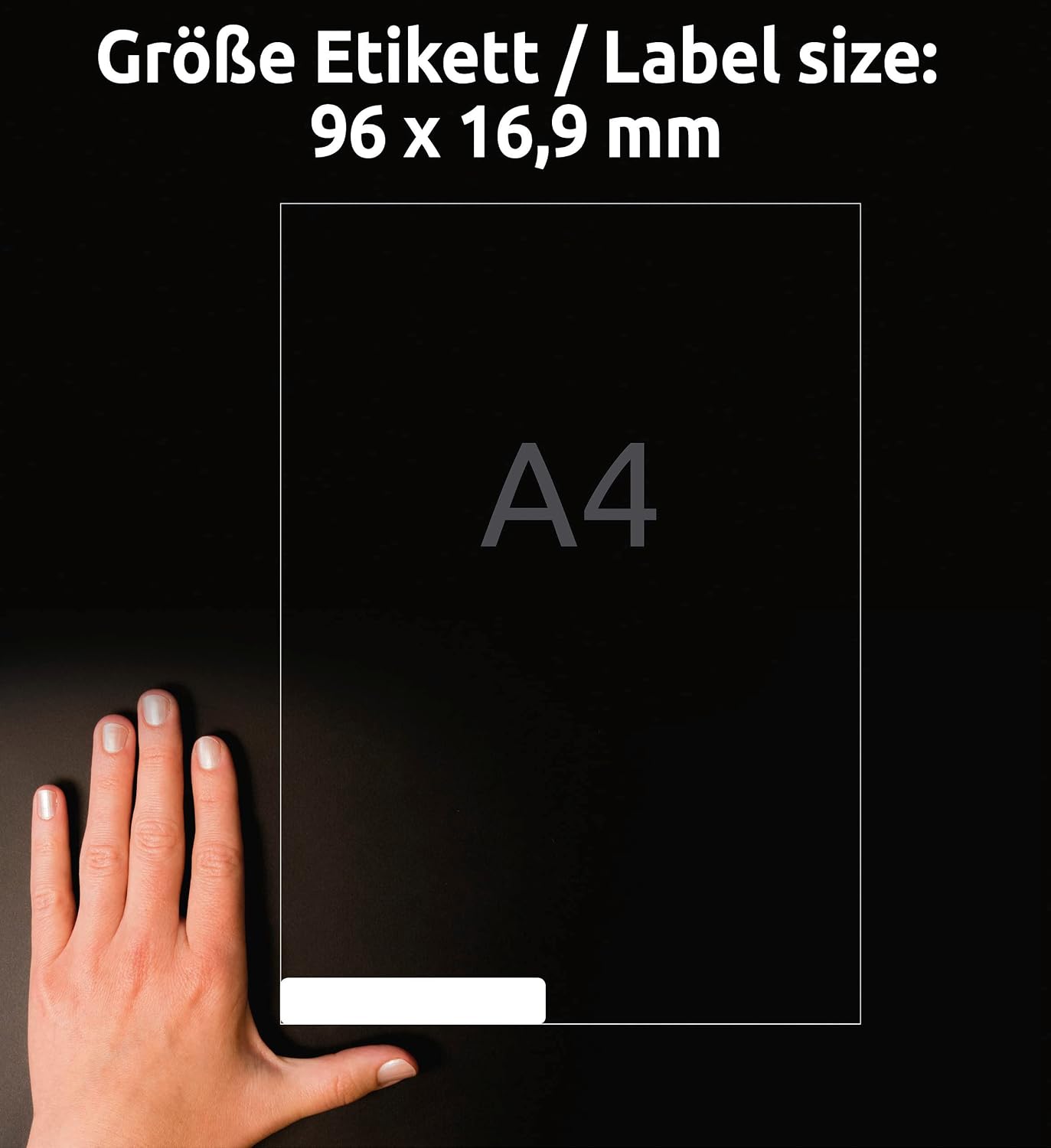 Detalle 2 de Avery Zweckform L6031REV-25 étiquettes 96 x 16,9 mm