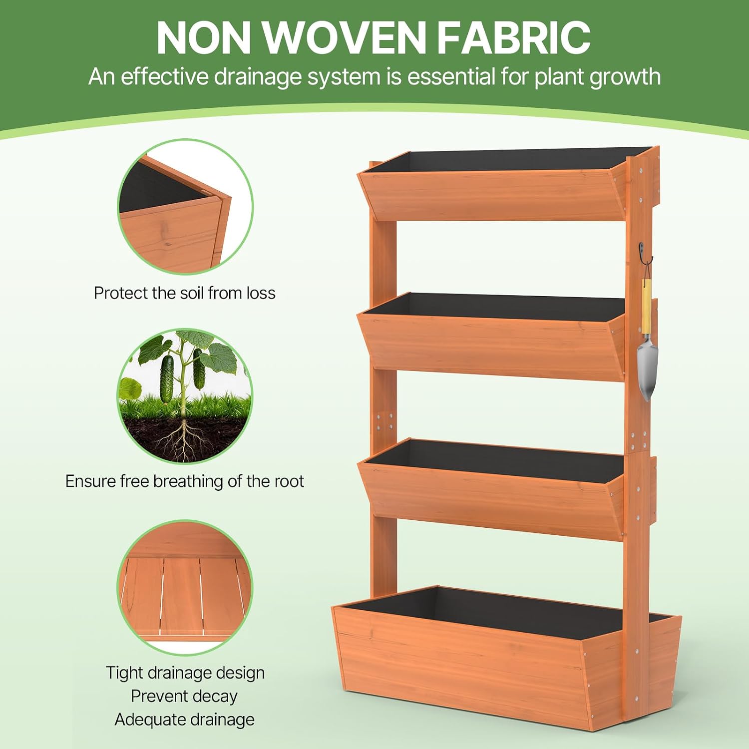 Detalle 1 de Suteck 4-Tier Raised Garden Bed