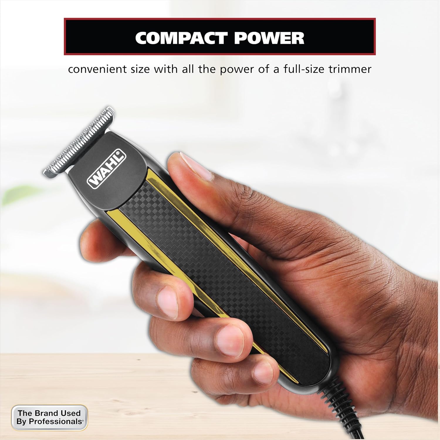 Detalle de Wahl Edge Pro 9686-300 Corded Beard Trimmer with Zero-Overlap T-Blade