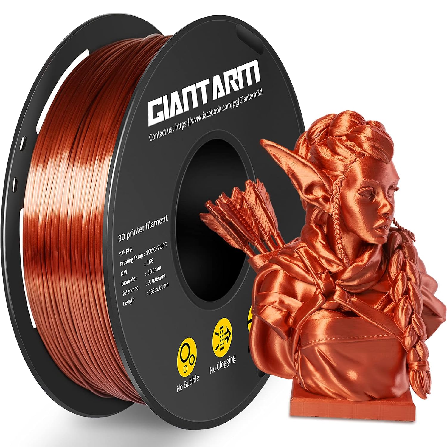 Thumbnail 6 de GIANTARM Silk PLA Filament 1.75mm