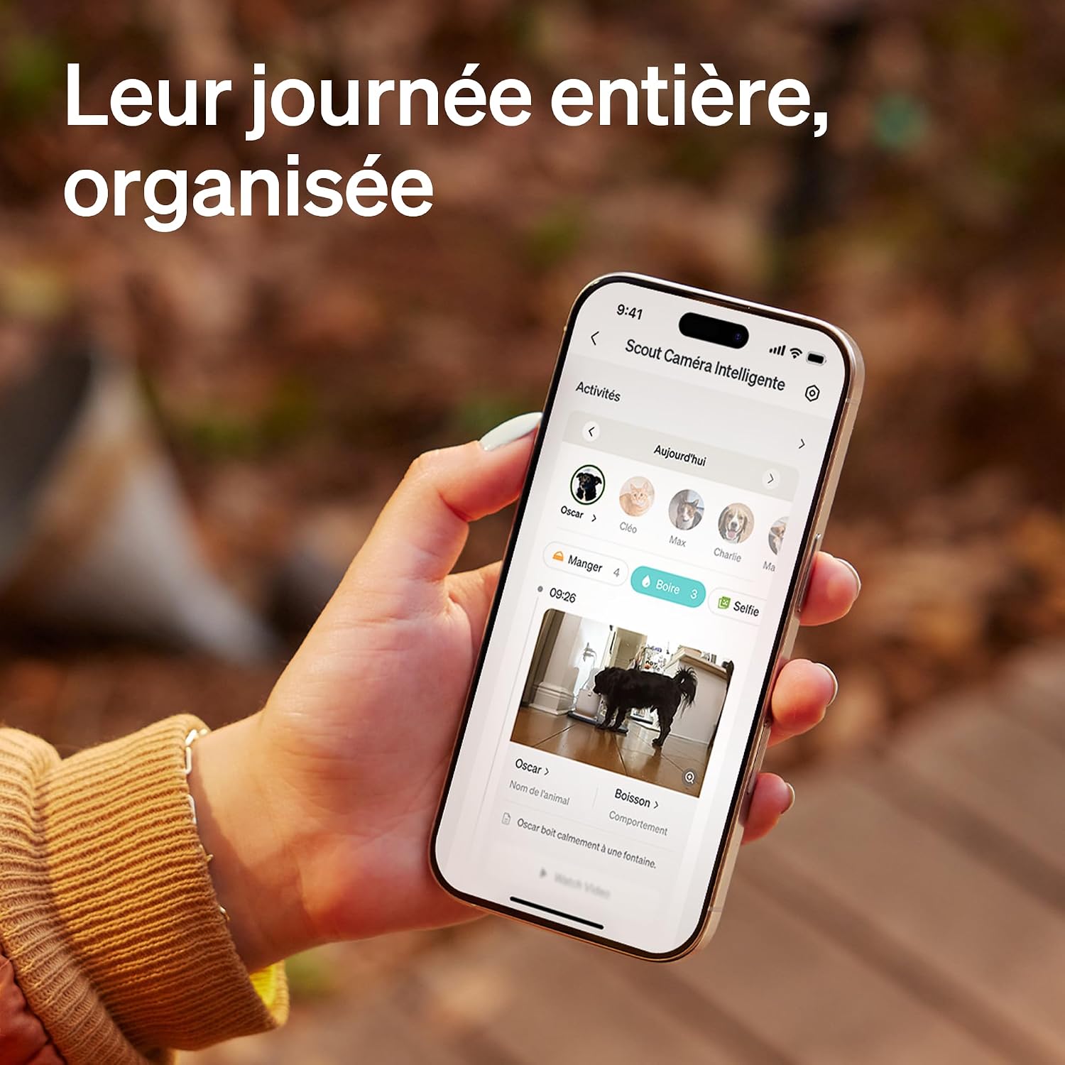 Thumbnail 3 de PETLIBRO Caméra Intelligente 360° pour chien et chat – détection multi-animaux par nom et alertes instantanées