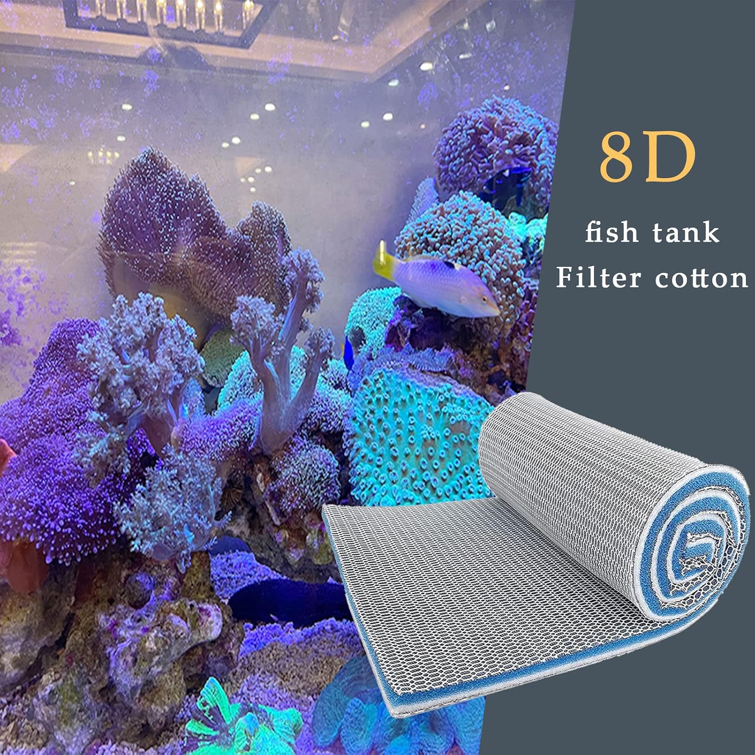 Thumbnail 6 de Aquarium Filter Media, 8-Layer Filter Pad