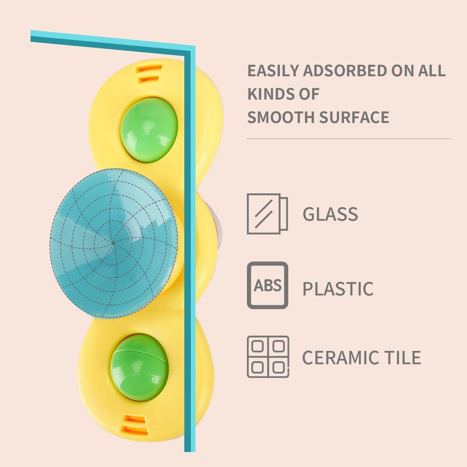 Thumbnail 2 de Suction Spinners for Babies – wall & bath suction fidget spinner toy for babies 0–6 months