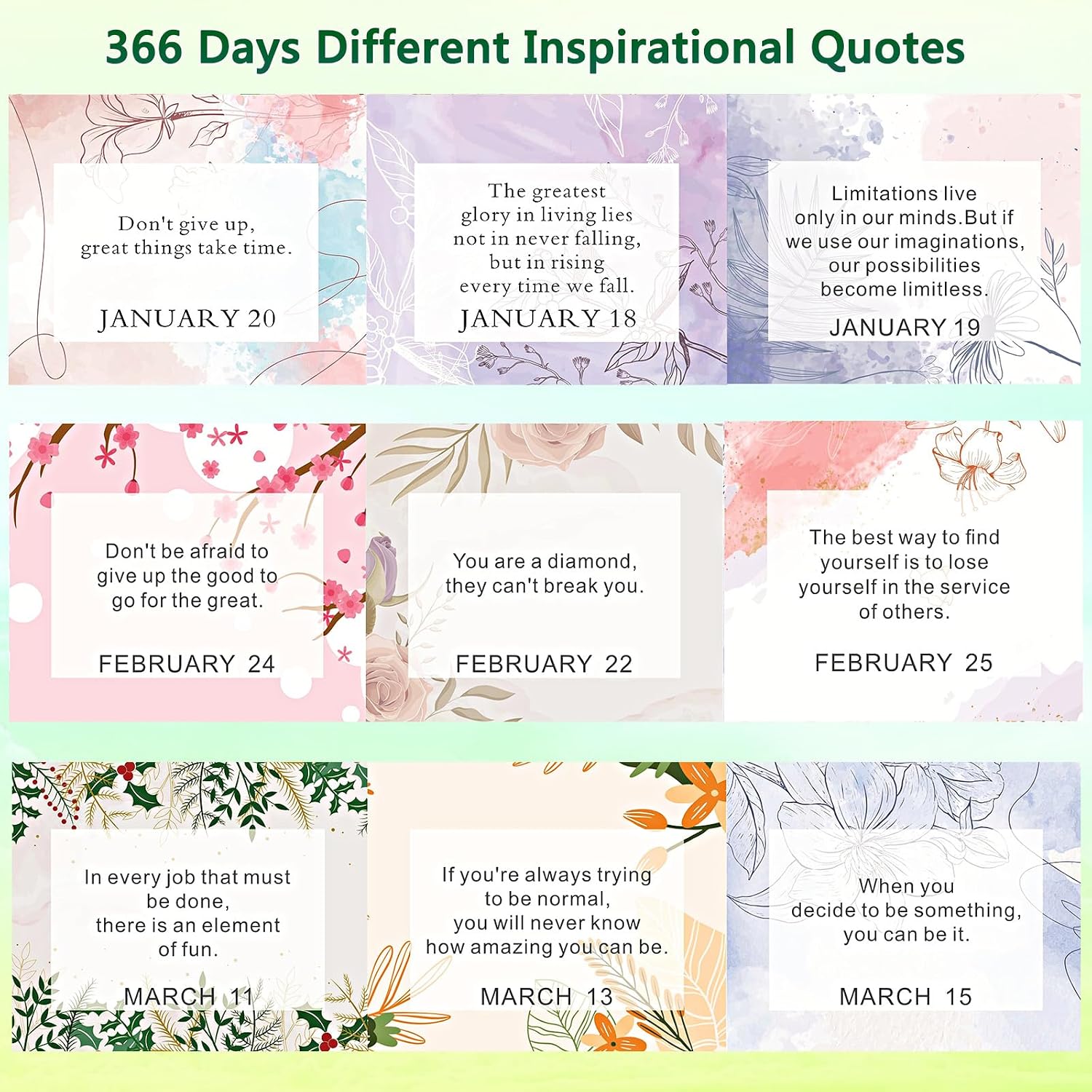 Thumbnail 4 de 2026 Desk Quote Calendar
