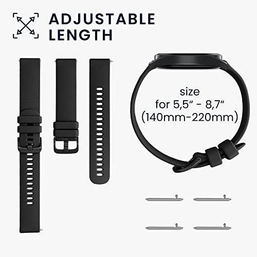 Detalle de kwmobile Bracelet compatible Garmin Venu Sq Music – 2x bracelet de rechange en silicone TPU