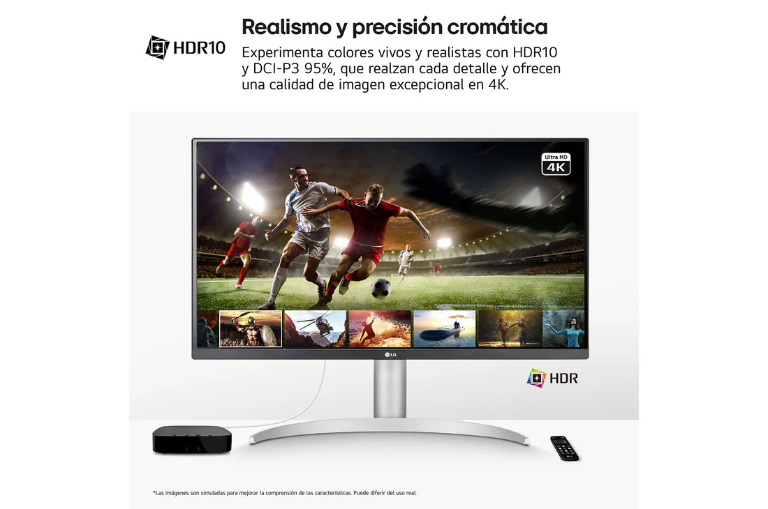 Detalle 2 de LG 27UP850K-W Outlet 27" UHD 4K Monitor IPS