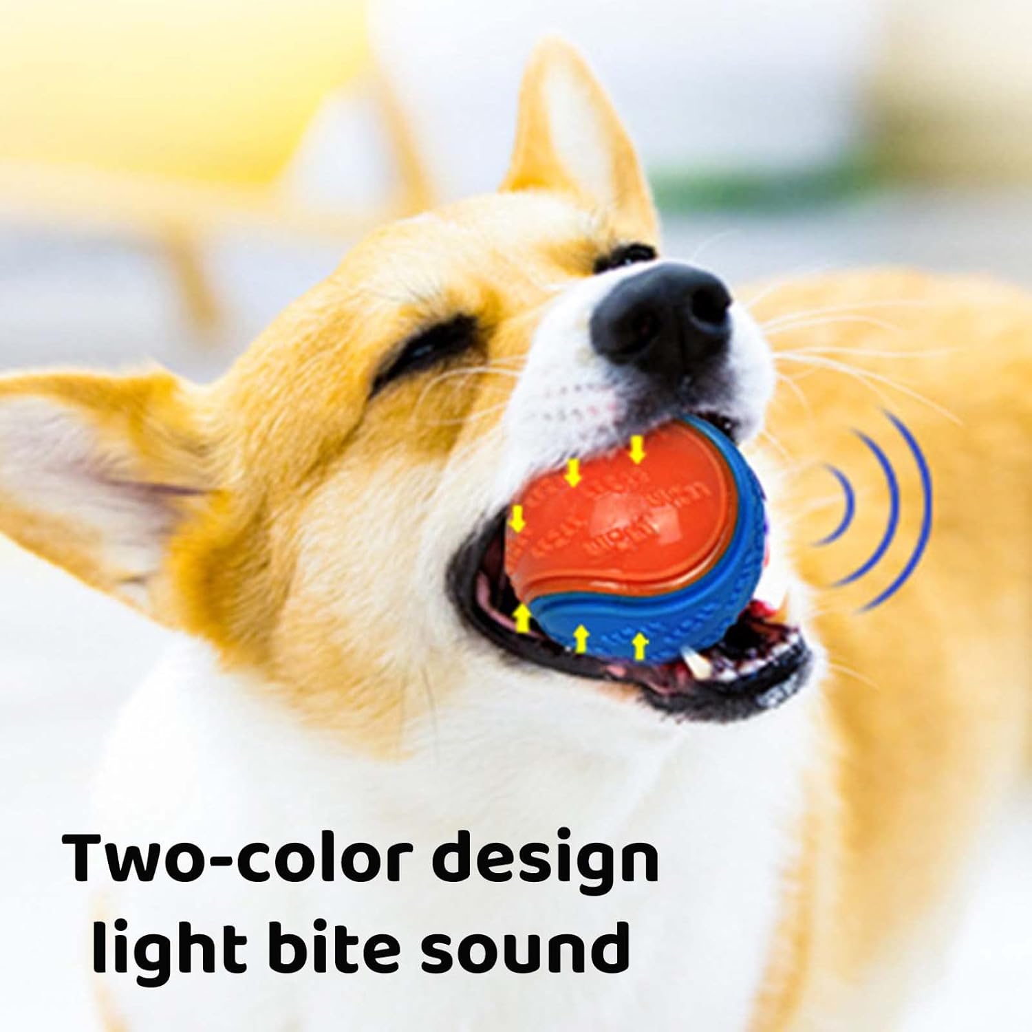 Detalle 1 de Sricam 6Pcs Squeaky Dog Ball 6.5cm