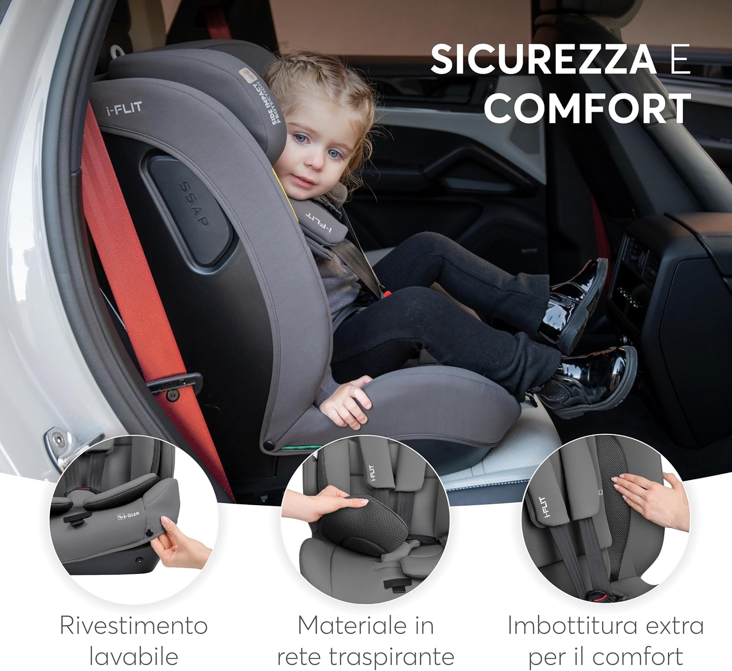 Thumbnail 6 de KikkaBoo i-FLIT seggiolino 9-36 kg