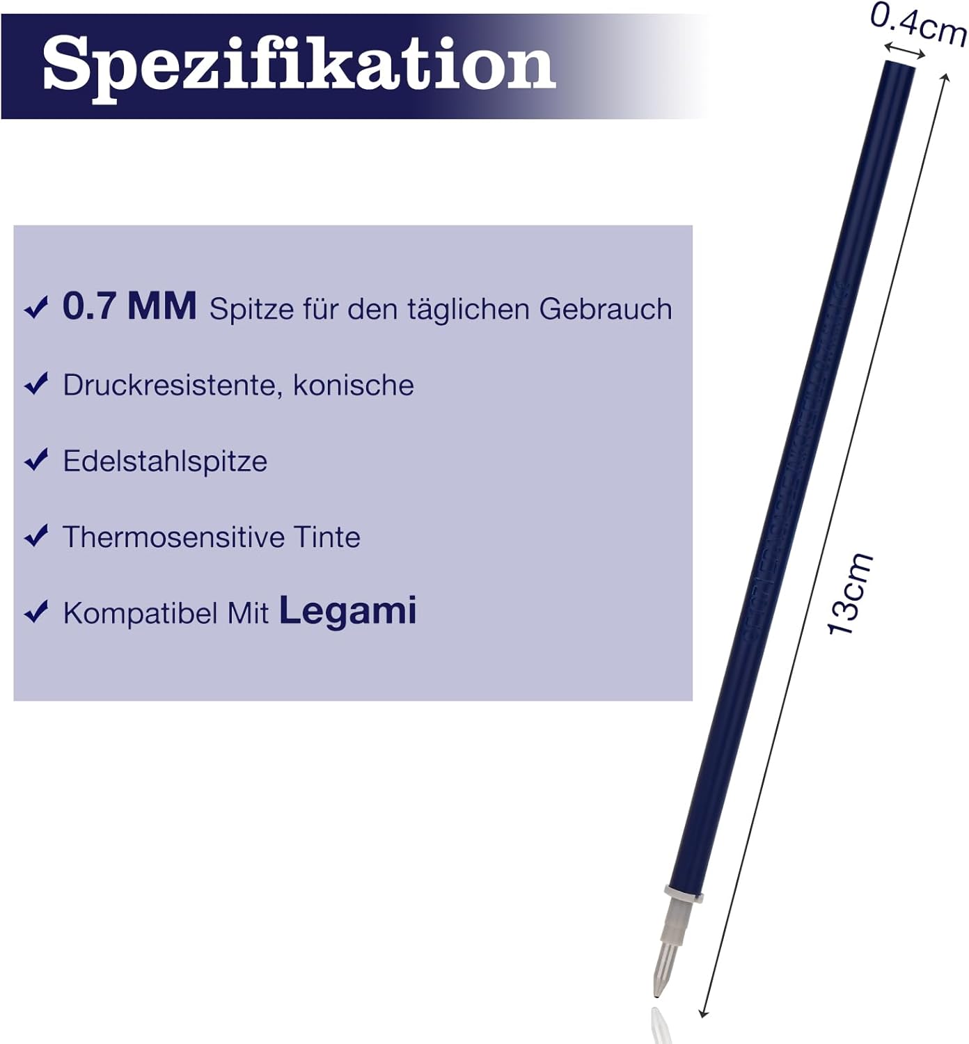 Thumbnail 1 de 14 mine cancellabili blu scuro ✏️