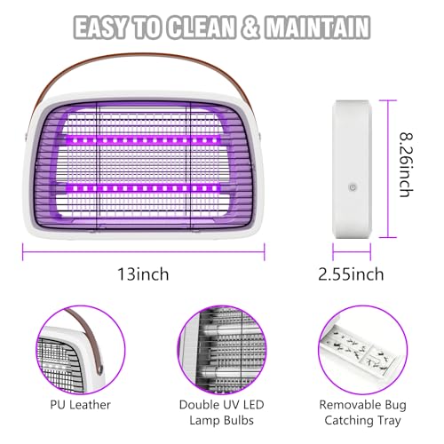 Thumbnail 6 de Lampe Anti Moustique Seenlast 3800V LED Tue Mouche Électrique – Destructeur silencieux pour maison et locaux