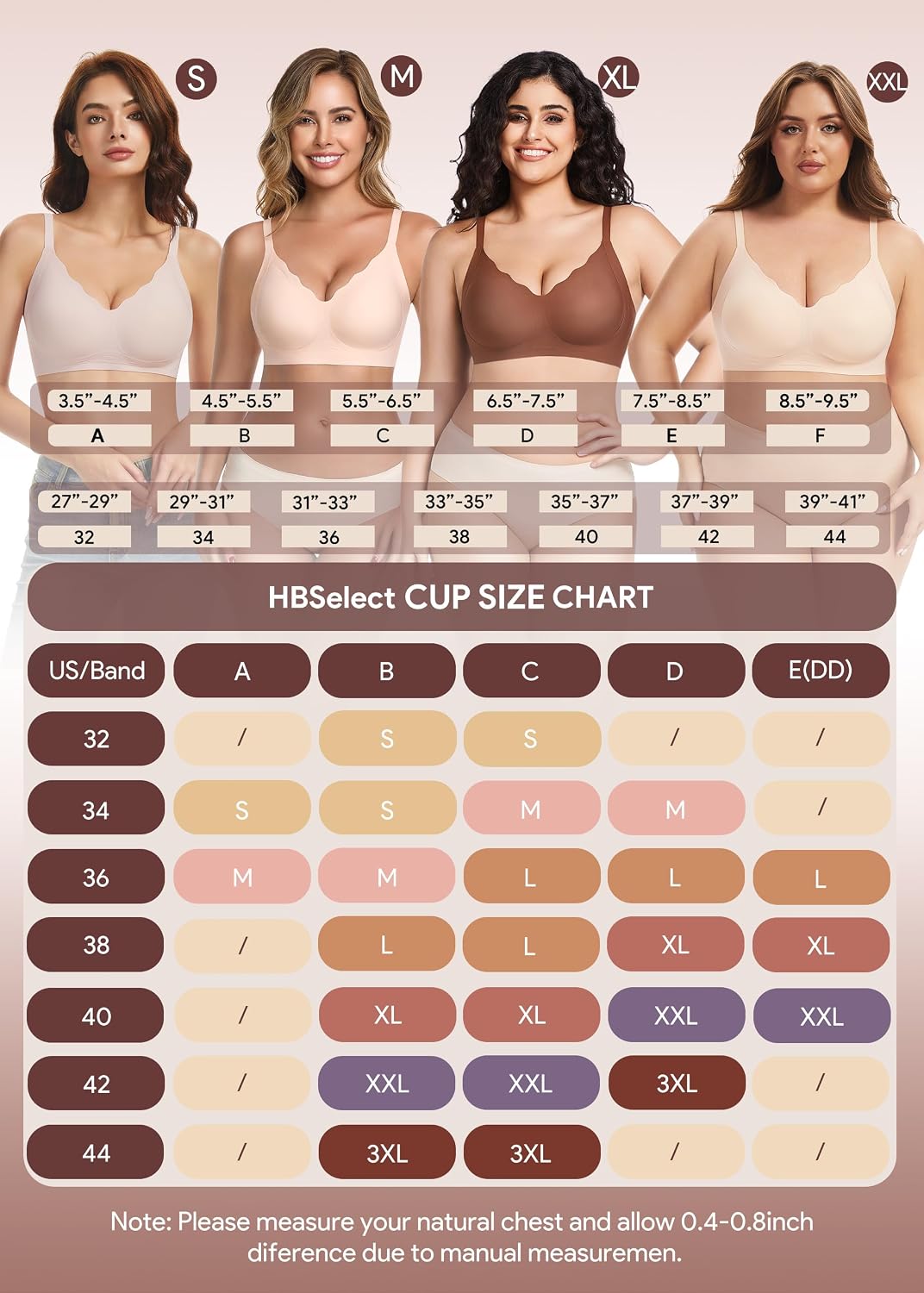 Thumbnail 3 de HBselect Wireless Bras, 3-Piece Set