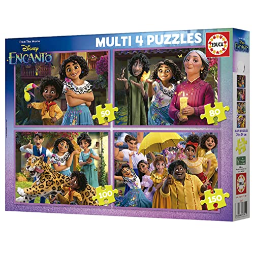 Thumbnail 4 de Educa - Multi 4 Encanto 🧩 Set de 4 puzzles infantiles de 50 a 150 piezas